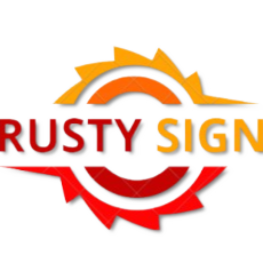 Rusty sign